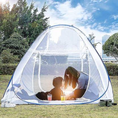 KING ENTERPRISES STORE Polyester Adults Washable BLUE_NET005 Mosquito Net
