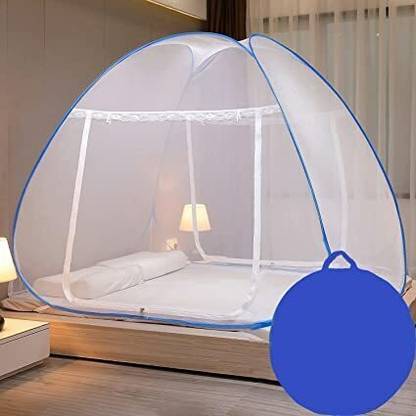 ICONIC INTERIO Polyester Adults Washable Anti Mosquito Bed Net- Double Bed Mosquito Net