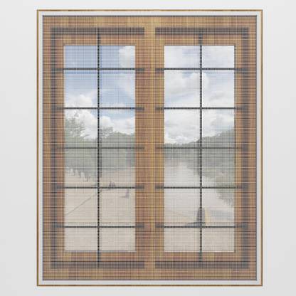zccc Polyester Square Window Screen