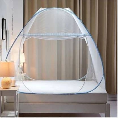 IRC Platinum Polyester Adults Washable No bottom fabric Mosquito net For Double Bed (6Ft x 6Ft) IRC25 Mosquito Net
