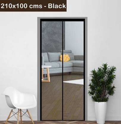 Evafly Fibre Adults Washable (210X100 cms) Auto-Closing Magnetic Screen Mosquito Net