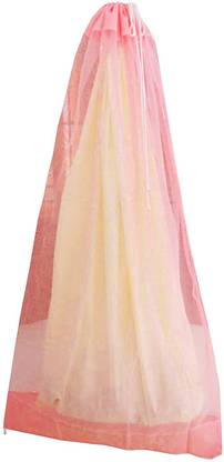 MINIKIDZ Fibre Kids Washable MosquitoNet for Baby Cradle/Baby Jhula with Zip Opening-Blue Fibre Washable Kids Mosquito Net