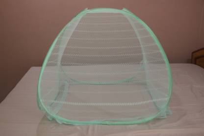 shriji creation Polyester Kids Washable Foldable Baby Mosquito Net For 0 to 36 Months Old baby with 3ftx3ftx2.5ft Size Mosquito Net