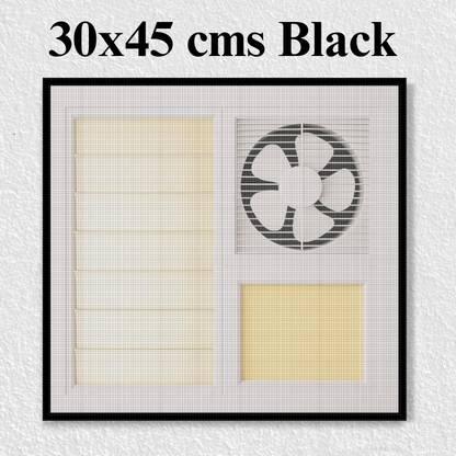 Evafly for Exhaust Fan, Bathroom, Kitchen & Ventilation |Premium 120GSM Pre-stitched Fibre Washable Adults Mosquito Net