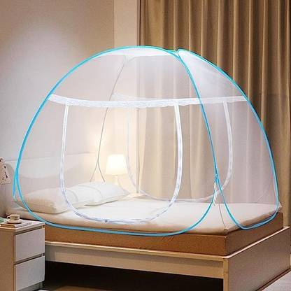 EVETIS Polyester Adults Washable Polyester Adults Washable Mosquit Net, Foldable King Size,Double Bed.Queen Size Mosquito Net