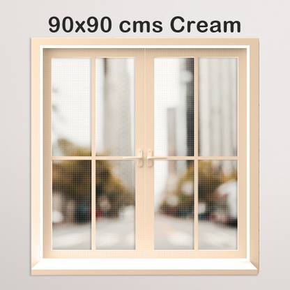 Classic Mosquito Net 90 cm (3 ft) Window Polyester Transparent Curtain Single Curtain