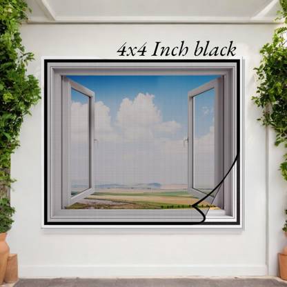 ZIMBLE Fibre Adults Washable Windows Mosquito Net, Insect Net Frame/120 GSM Highly Durable and safe Mosquito Net