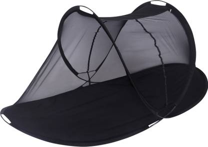 desire choice Polyester Adults Washable SINGLE BED PREMIUM QUALITY MOSQUITO NET (BLACK) Mosquito Net