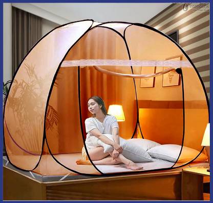 didhiti mosquito net tent for bed mosquito net material machardani 150 machhardani gate Polyester Washable Adults Mosquito Net
