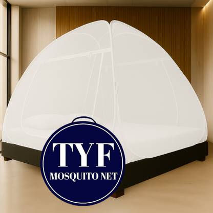 TYF Polyester Adults FOLDABLE MOSQUITO NET BED Mosquito Net