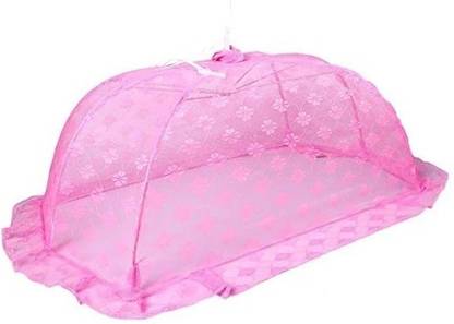 ZIMBLE Nylon Kids Washable mosquito net for New Born Baby umbrella net protection from mosquito, Mosquito Net