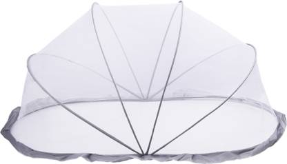 TONY STARK Polyester Infants Washable Baby mosquito net Grey Mosquito Net