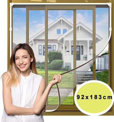 Magtec Fibre Adults Washable DIY Magnetic Flyscreens for Windows(92x183 cm) Mosquito Net