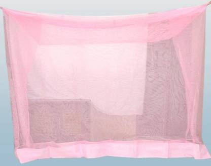 MMSUPER Polyester Adults Washable Single Bed Box Mosquito Net TRJ 419 Mosquito Net