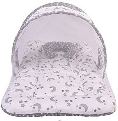 adore stuff Cotton Infants Washable baby bedding set & Mosquito Net