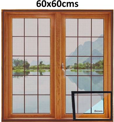 Lifekrafts Fibre Adults Washable 120 GSM Fiberglass Pre-Stitched Window Mosquito Net