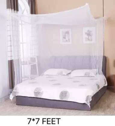 COFS HDPE - High Density Poly Ethylene Adults Washable hdpe high density polyethylene Cotton Washable 7*7 Mosquito Net for Adults Mosquito Net