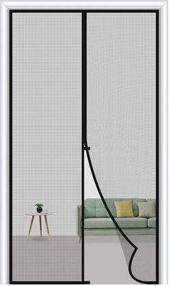 Tormeti HDPE - High Density Poly Ethylene Adults Washable Magnetic Screen Door - Self Sealing, Heavy Duty, Hands Free Mesh Partition Keeps Bugs Out - Pet and Kid Friendly - Patent Pending Keep Open Feature - 38" x 83" (39" x 83") Mosquito Net