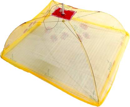 TWINKLE CARE Polyester Kids Washable Baby Mosquito Net 4 Stick Printed multi colour Mosquito Net