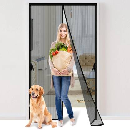 KARP 210 cm (7 ft) Polyester Semi Transparent Door Curtain Single Curtain