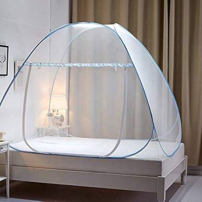 netbed Polyester Adults Washable Double Bed Washable Mosquito Net (Macchar Dani) Pack Of 1 Mosquito Net