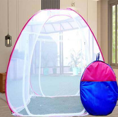 KHANJAN FASHION HUB Polyester Infants Washable WHITE mosquito net bed for baby machhardani king size baby machardani for baby Mosquito Net