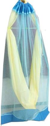Kimmimeow HDPE - High Density Poly Ethylene Kids Washable Cradle Thottil Jhula Mosquito net for Baby Mosquito Net