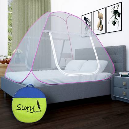 Story@home Polyester Adults Washable Mosquito Net Mosquito Net