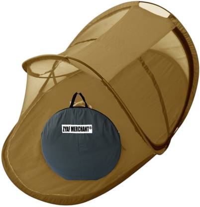 Zyaf Merchant Foldable Macchardani with base cloth 0 To 3 Years Size 120cm x 60cm x 35cm Baby Polyester Washable Kids Mosquito Net