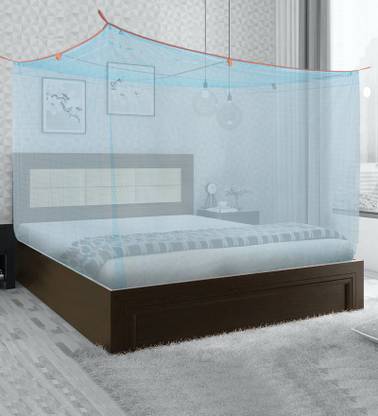 NEEDIT Polyester Adults Washable THAILAND MOSQUITO NET BLU Mosquito Net