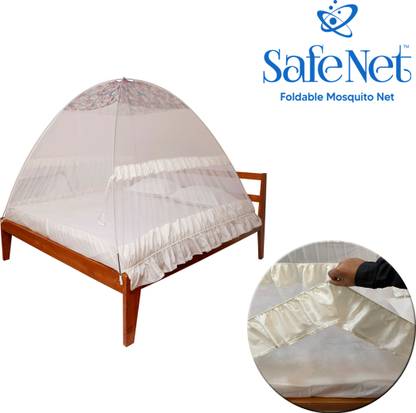 SafeNet Polyester Adults Washable ELASTO 72 x 84 inches Mosquito Net
