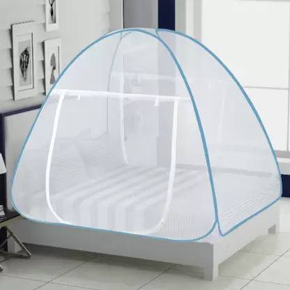 Kolar Polyester Adults Washable Pro Double Bed Machardani, Double Bed Mosquito Net