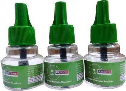 reddoc Extra Power GREEN Mosquito Repellent Pack of 3 with Machine Mosquito Vaporiser Refill