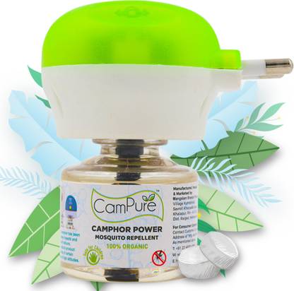 CamPure Repellent Machine + Camphor Mosquito Vaporiser Refill