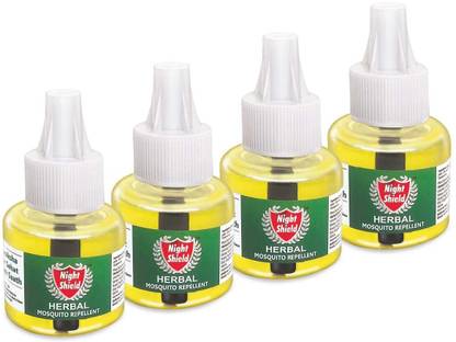 Night Shield Natural & Eco-Friendly Herbal Repellent Liquid Mosquito Vaporiser Refill