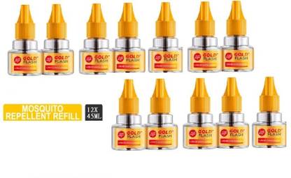 Good Knight Gold Flash PACK OF 12 Mosquito Vaporiser Refill