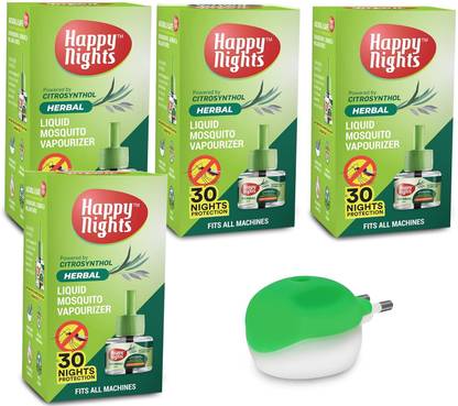 SHADOW HAPPYNIGHTS Strawberry Mosquito Repellent Eucalyptus Oil Based Liquid Vaporizer With Machine Mosquito Vaporiser