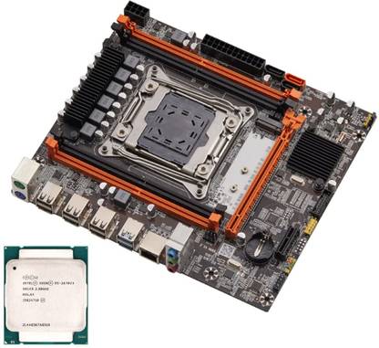 sillora X99 with E5 2670 v3 processor LGA 2011-v3Socket Mini-ATX Intel X99 Chipset DDR4 Motherboard for Desktop, Server, Workstation