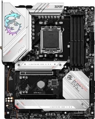 MSI MPG B650 Edge WiFi AMD AM5 ATX DDR5~128GB, 2X PCI-E x16 AM5Socket ATX AMD B650 Chipset DDR5 Motherboard for Desktop