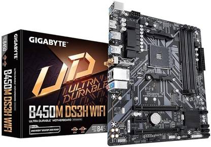 GIGABYTE B450M DS3H WiFi AM4Socket ATX AMD B450 Chipset DDR4 Motherboard for Desktop