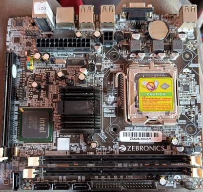 Dtech Zebronics G41 Motherboard LGA 775Socket Nano-ITX Intel G41 + ICH7 Chipset DDR3 Motherboard for Desktop