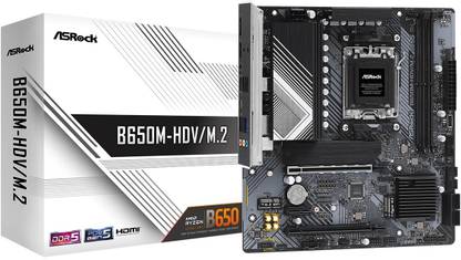 ASRock B650M HDV AM5Socket Micro-ATX AMD B650 Chipset DDR5 Motherboard for Desktop