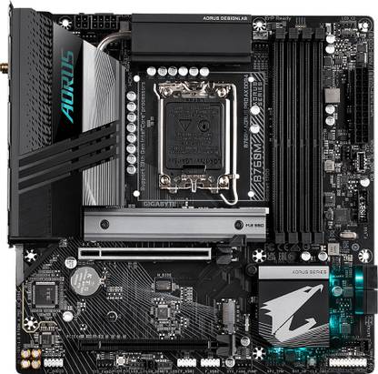 GIGABYTE B760M AORUS PRO AX DDR4 Intel® B760 Express Chipset LGA 1700Socket Micro-ATX Intel B760 Chipset DDR4 Motherboard for Desktop