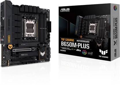 ASUS TUF GAMING B650M-PLUS AM5Socket Micro-ATX AMD B650 Chipset DDR5 Motherboard for Desktop
