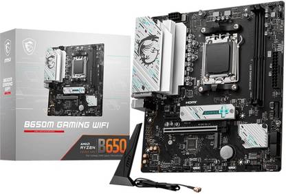 MSI B650M GAMING WIFI AM5Socket Micro-ATX AMD B650 Chipset DDR5 Motherboard for Desktop