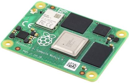 Raspberry Pi Compute Module 4 CM4101008, BCM2711 ARM Cortex-A72, 1GB RAM 8GB eMMC, WiFi & BLE AM3+Socket Micro-ATX ARMv7 Chipset DDR4 Motherboard for Desktop
