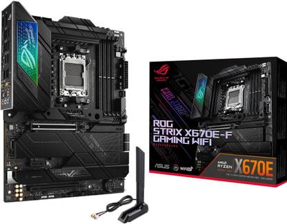 ASUS ROG STRIX X670E F GAMING WIFI AM5Socket ATX AMD X670 Chipset DDR5 Motherboard for Desktop