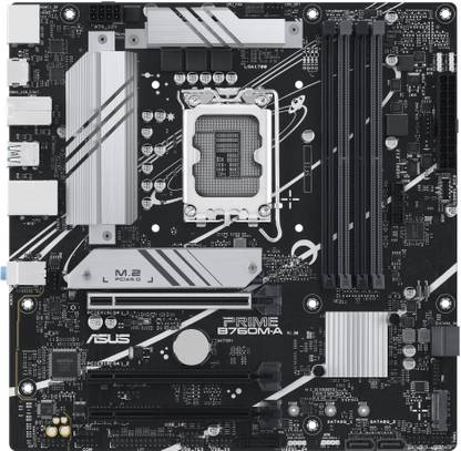 ASUS PRIME-B760M-A LGA 1700Socket Micro-ATX Intel B760 Chipset DDR5 Motherboard for Desktop