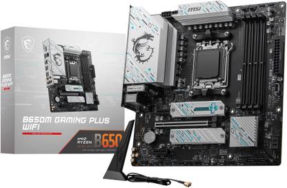 MSI B650M GAMING PLUS WIFI AM5Socket Micro-ATX AMD B650 Chipset DDR5 Motherboard for Desktop