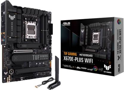 ASUS TUF GAMING X670E PLUS WIFI AM5Socket ATX AMD X670 Chipset DDR5 Motherboard for Desktop